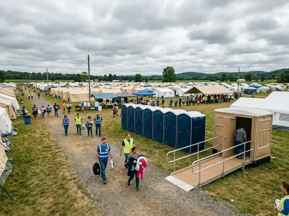 disaster-relief-camp-restrooms-010 — frequently asked questions, Dumpster & Portable Bathrooms Rental in West Branch, MI